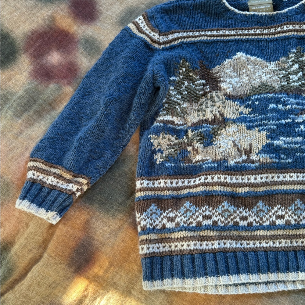 COPY - Hand stitched vintage winter sweater